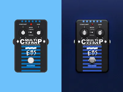 Bass EBS Multicomp bass china effects unit flat icon music realistic