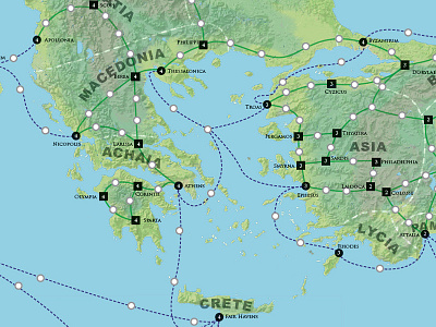 Game Board asia bible game map mediterranean