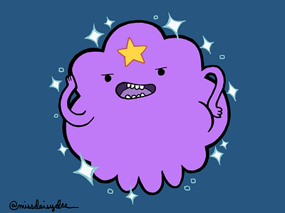 Lumpy Space Princess adventure time cartoon cartoon network digital art illustration lsp lumps lumpy space princess photoshop star