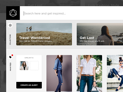 Get Inspired - Image discovery and Sharing app discovery image images inspiration interface photography ui web