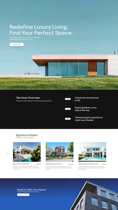 Real Estate Landing Page