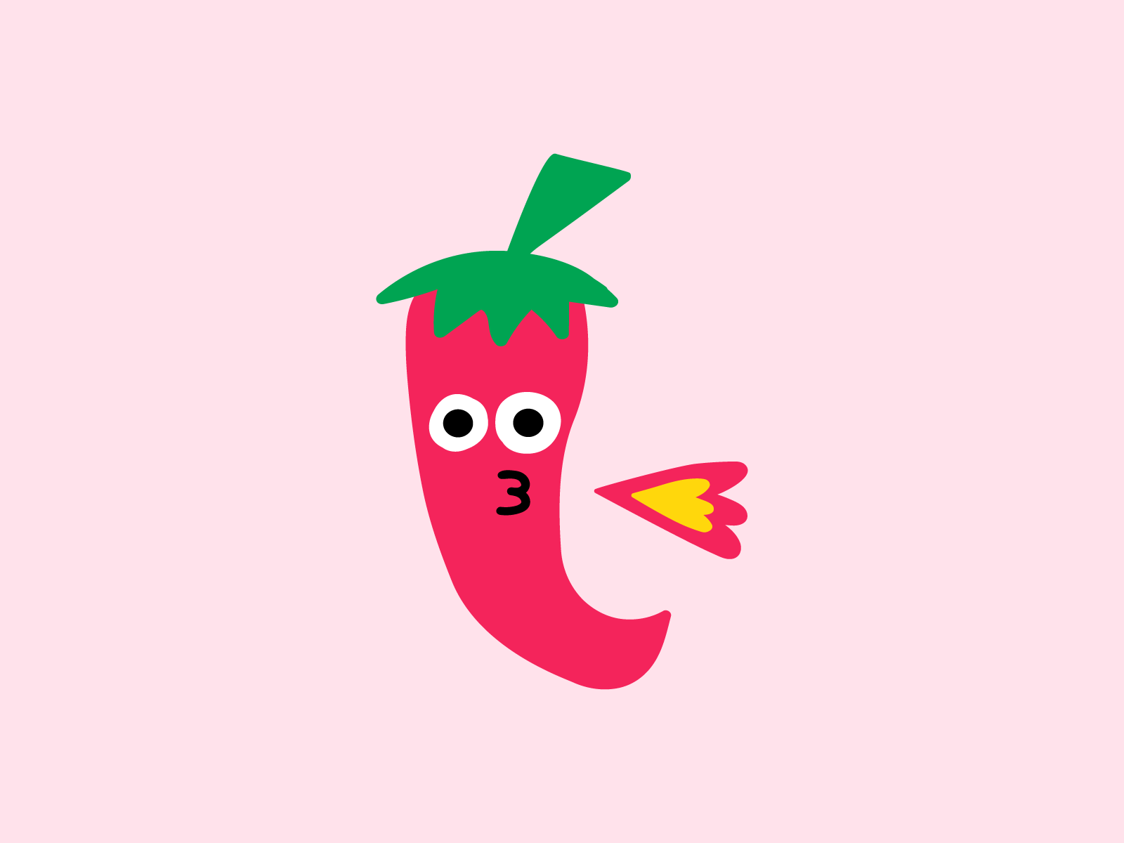 Сhili branding character children chili cute design flat fun funny graphic design happy hot icon illustration kid logo mark symbol vegan