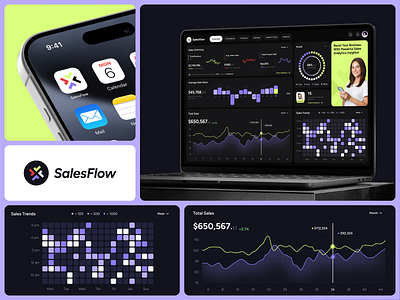 Next-Gen Sales Dashboard with AI Forecasting crm crm dashboard dashboard product design report sales sales dashboard sales management sales marketing sales marketing dashboard technology transaction report uiux webflow