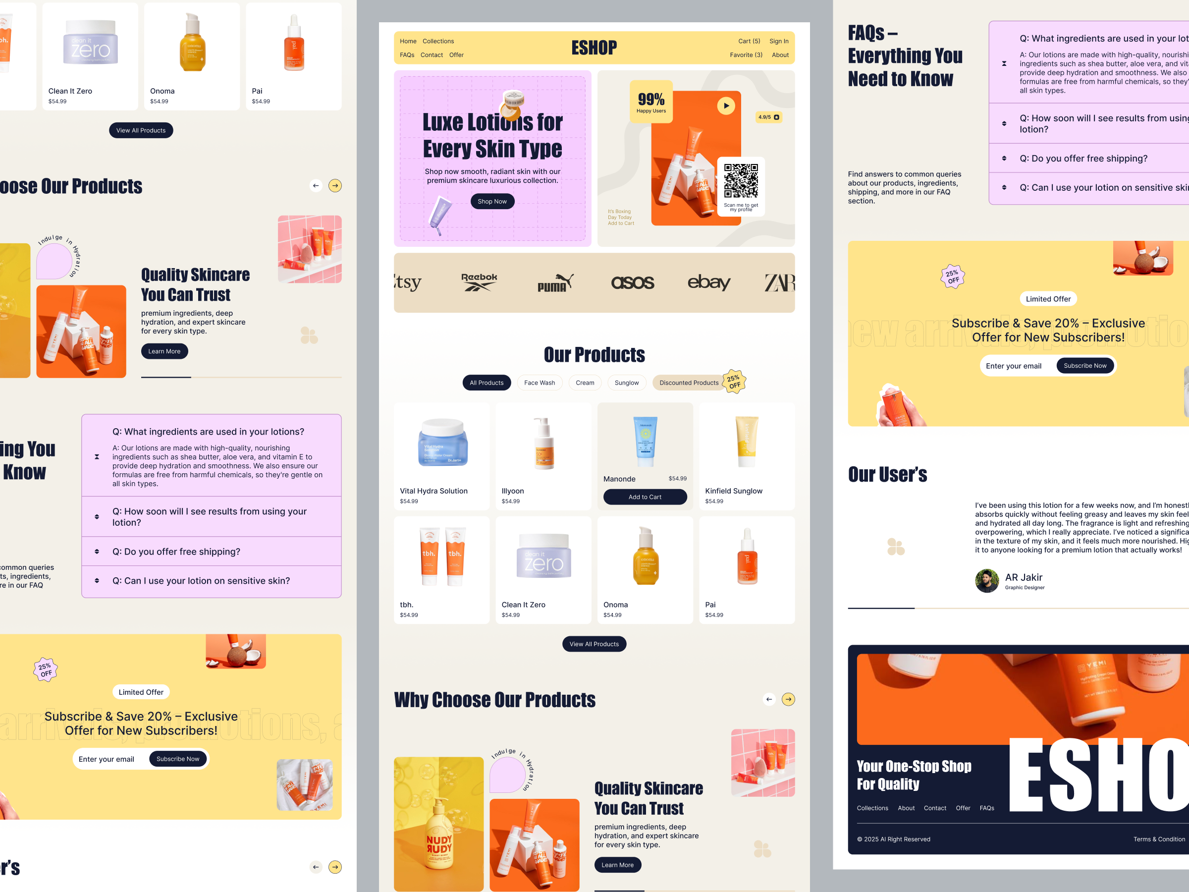 Example of Shopify And Word Press Online Store Setup