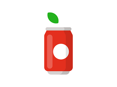 Fresh healthy soda fresh fruit healthy icon leaf logo mark soda symbol
