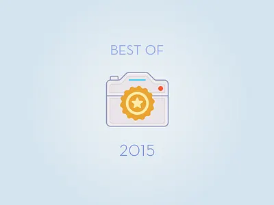 Daily UI #063 - Best Of 2015 best of 2015 banner camera daily ui dailyui graphic design logo design ui design