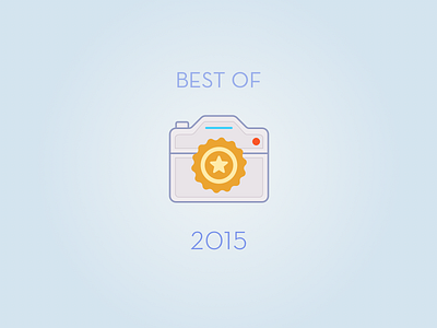 Daily UI #063 - Best Of 2015 best of 2015 banner camera daily ui dailyui graphic design logo design ui design