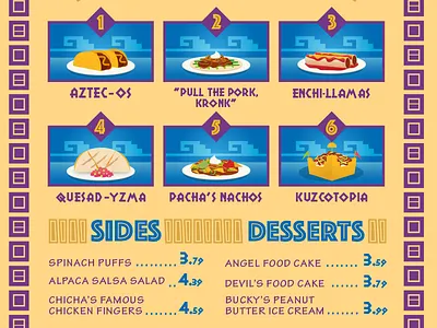 Kronk's Kitchen Menu disney emperors new groove imagineering kronk logo restaurant theme parks
