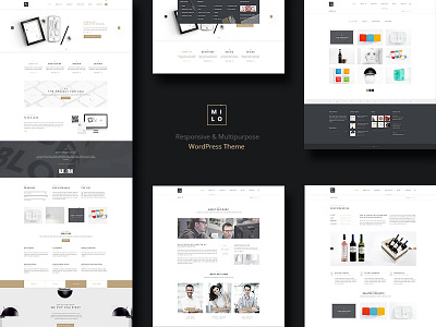 Milo - Responsive & Multipurpose WordPress Theme bootstrap broker business business website clean minimal consulting corporate financial template theme website wordpress