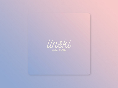 Tinski Jazz Piano branding business card identity jazz music piano