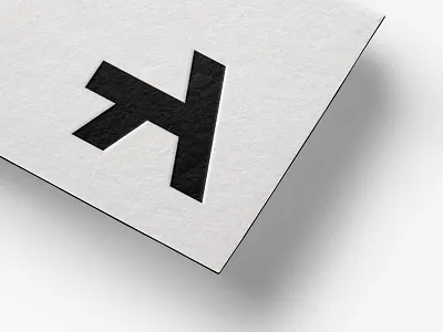 T/A a business card lettering logo minimalistic monogram stationary t typography