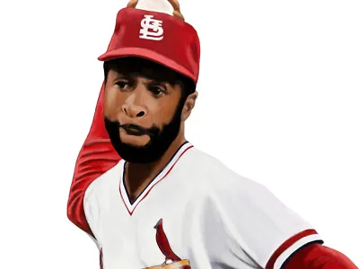 Ozzie Smith Illustration art artwork baseball cardinals digital illustration ipad ozzie painting procreate stl stlouis