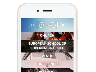 Eastgate Church mobile church mobile website