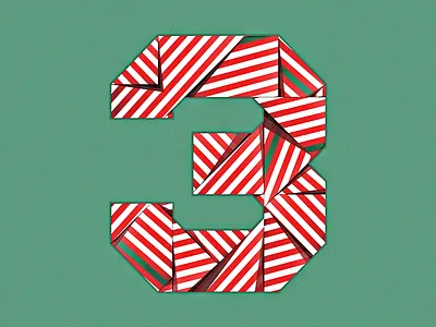 3 3 36daysoftype stripes three
