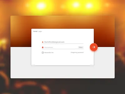 Material Inspired Login Screen design google login material signin ui ux