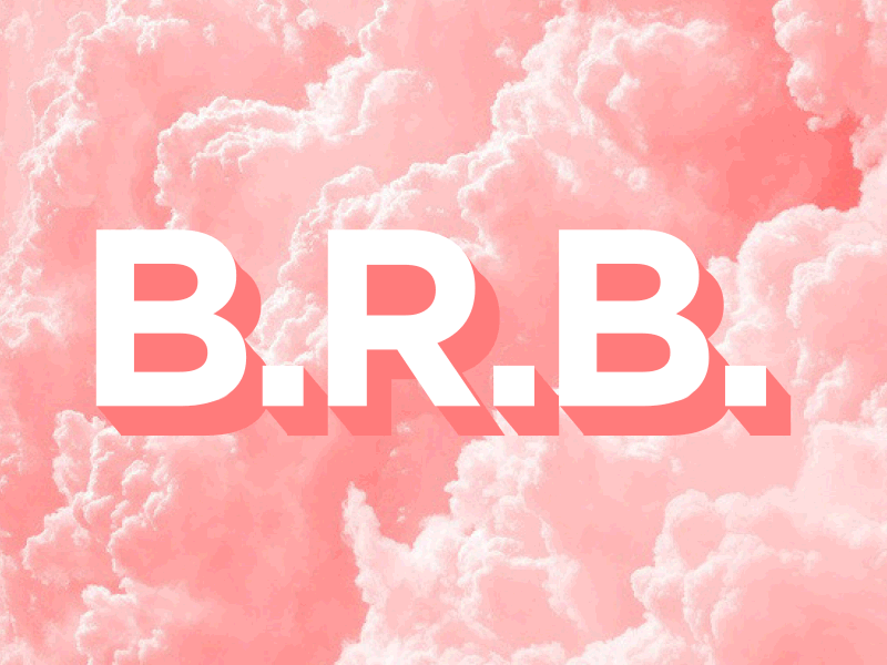 TWEENS brb clouds donuts pattern sprinkles texture