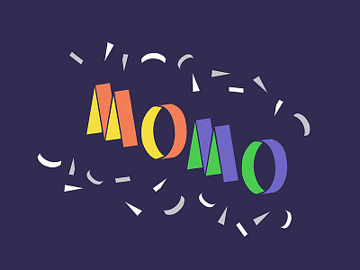 momomomo illustration typography