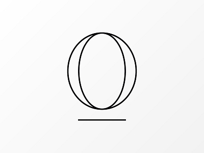 Zero 0 36daysoftype black and white heavy lines illustration illustrator line work thick lines type typography zero