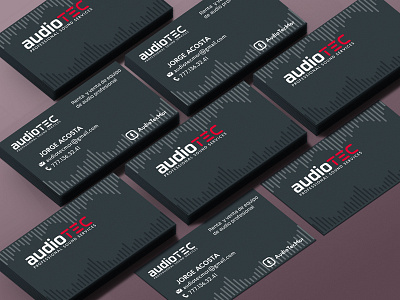 Real Stationery audio branding business cards design mexico real stationery