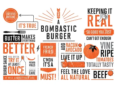 Spice Burgr Wall Artwork artwork branding signage typography