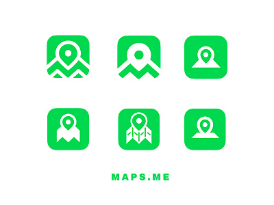 Maps.me m map pin