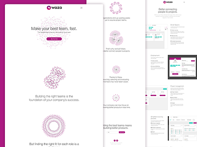 Waza Website ai purple website waza