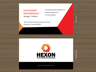 Business Card - Design Proposal 1 branding business card collaterals company corporate corporate identity design proposal print