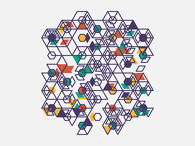 Geometric Shapes / 150824 creative coding generative art geometry hype framework pattern processing