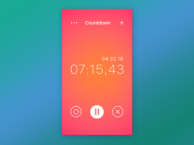 Daily UI Challenge 014 — Countdown Timer countdown dailyui dailyui014 interface timer ui uidesign userinterface ux uxdesign web webdesign