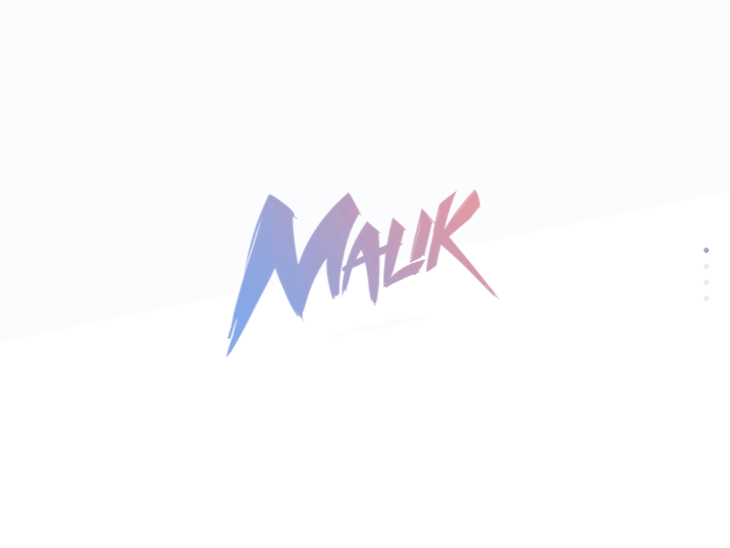 Web Landing page animation branding interaction landing malik motion ui uiux ux web web animation