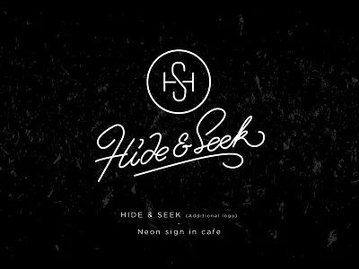 Hide & Seek calligraphy lettering