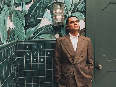 100 Days of Movies: The Aviator 100 days film leonardo dicaprio movies the aviator type typography