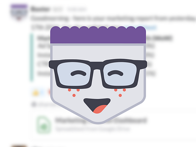 Meet Baxter, your go-to data analyst bot data illustration slack