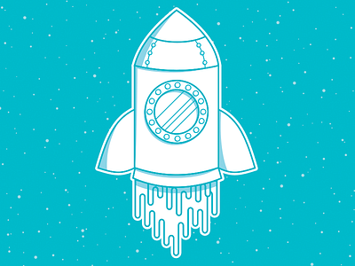 Astronomy astronomy flat illustration rocketship space vector dailies
