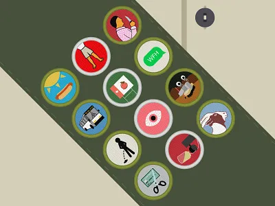 #SLDrefuel 3 of 52 — Boy Scout badges badge boy boy scout patch sash scout sldrefuel uniform