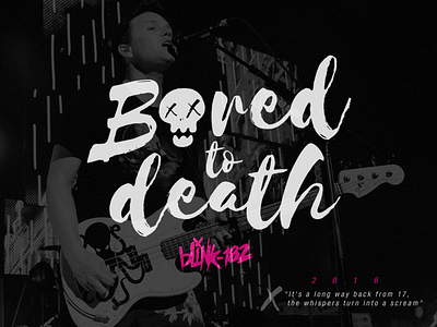 Bored to Dead band blink182 bored california dead music punk rock seventeen single skull