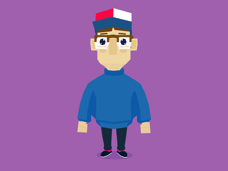 Lowpoly Me ar blender3d c4d gameart illustration illustrator lowpoly vr
