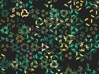 Geometric Shapes / 150901 code creative coding generative art geometry hexels pattern processing