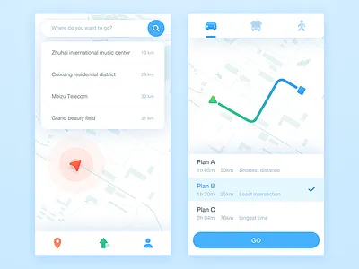 Daily Ui Day 20 Location Tracker app daily ui location tracker map ui