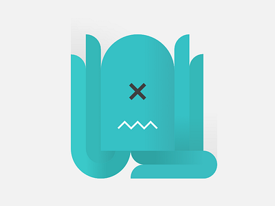 octopus. affinity animal designer minimal monster octopus sea shape simple
