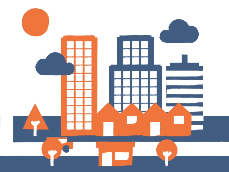 city animation animation blu city metropolis motion red