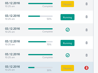 Detail Table component ui