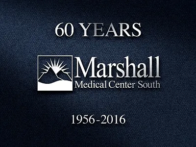 Marshall Medical Centers 60th Anniversary Panel graphic design hospital photoshop print