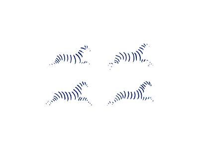 Zebra Family abstract animal charcoal drawing illustration lines zebra