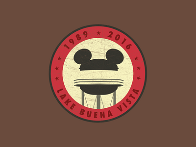 Earffel badge disney hollywood studios mgm studios retro theme park walt disney world