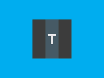 T brand design designer doc en route flag logo nautical ocean travel