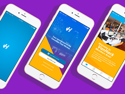 Vanhack Mobile App app colors course mobile ui design ux design