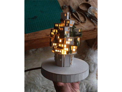 Still a work in progress city micro matter night light work in progress