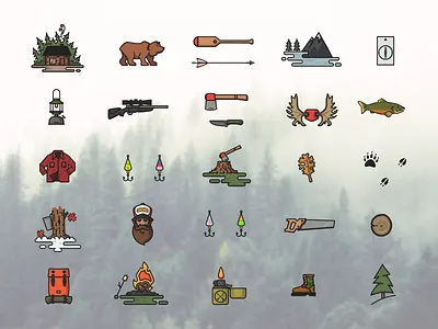 Outdoors illustration outdoors vectors