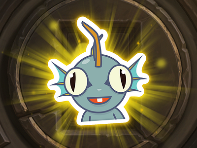 Whoa Legendary Murky! hearthstone magnet murky murloc stickermule warcraft world of warcraft